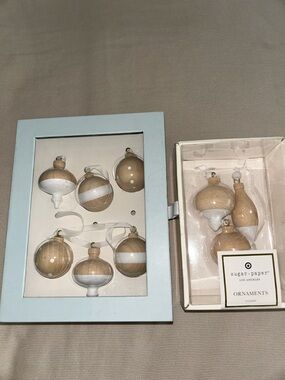 Sugar Paper Tiny Christmas Ornaments